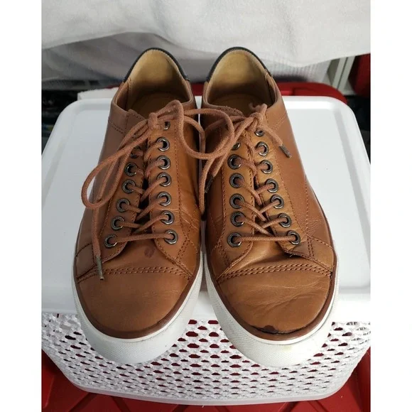 Coach Mens Casual Shoes Size 7.5D Brown & Black - Picture 2 of 5